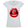 T-shirt donna Bocca love