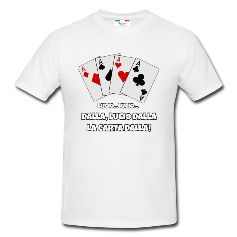 T-shirt uomo Dalla la carta