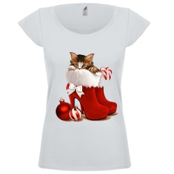 T-shirt donna Scarpe Natale