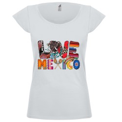 T-shirt donna Love Mexico