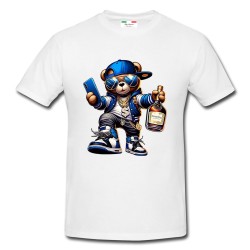 T-shirt uomo Orsetto bevitore
