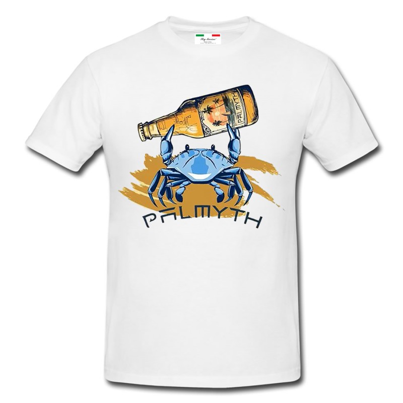 T-shirt uomo Granchio e birra