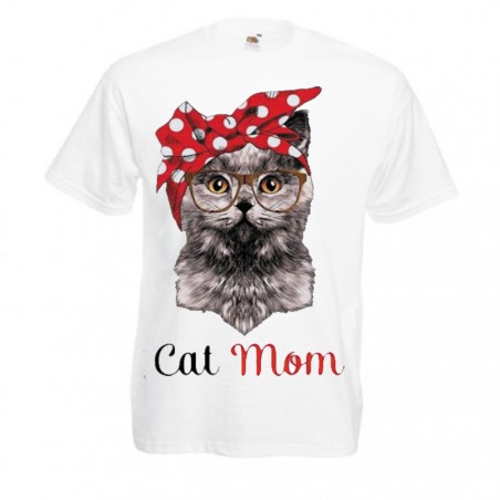 T-shirt donna Cat Mom