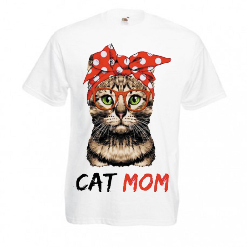 T-shirt donna Cat Mom