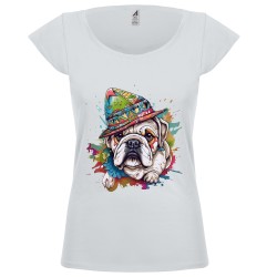 T-shirt donna Dog Colors