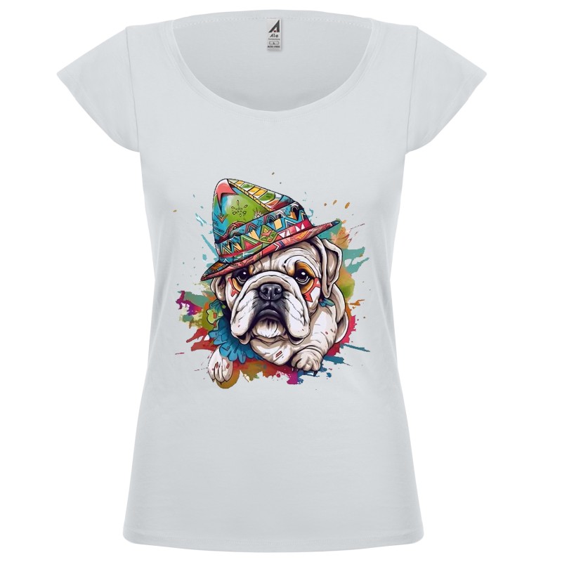 T-shirt donna Dog Colors