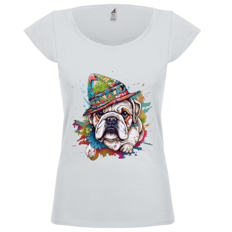 T-shirt donna Dog Colors