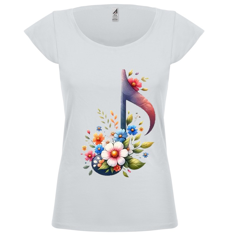 T-shirt donna Nota Floreale