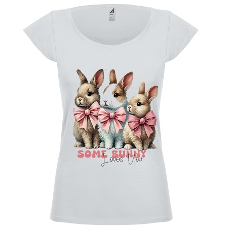 T-shirt donna Conigli Pasquali