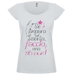 T-shirt donna faccio una strage