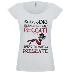 T-shirt donna Peccati