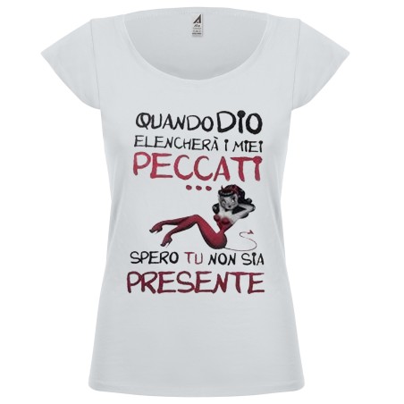 T-shirt donna Peccati