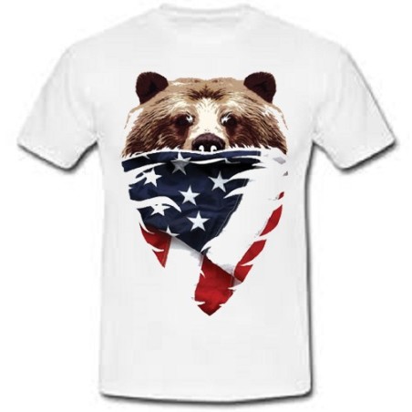 T-shirt uomo Orso USA