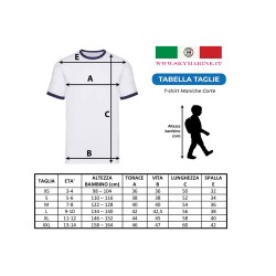 Tabelle taglie t-shirt bambino