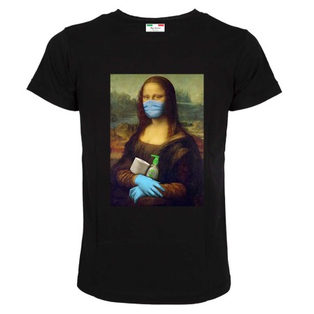T-shirt uomo Gioconda Covid