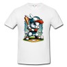 T-shirt uomo Coniglio Baseball