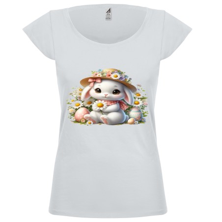 T-shirt donna Coniglietto pasquale