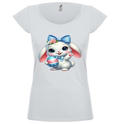 T-shirt donna Coniglietto pasquale