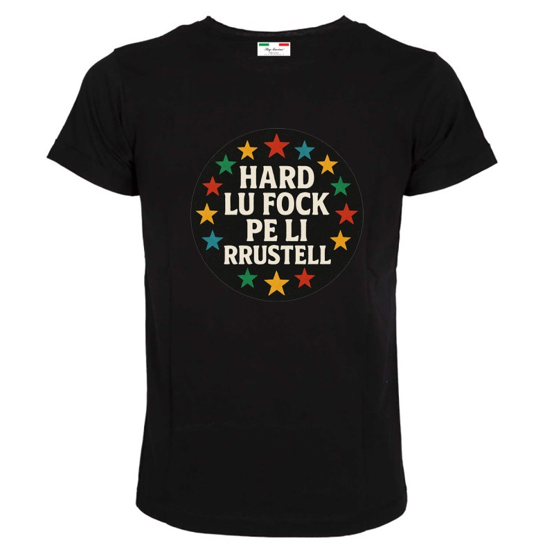 T-shirt uomo Hard nera