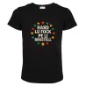 T-shirt uomo Hard nera