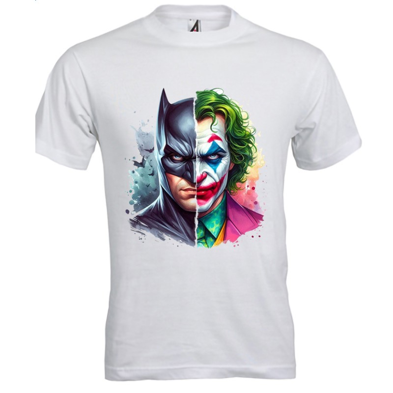 T-shirt uomo Batman/Joker
