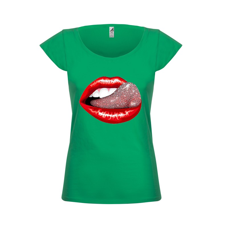 T-shirt donna lingua