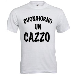T-shirt uomo Buongiorno un cazzo