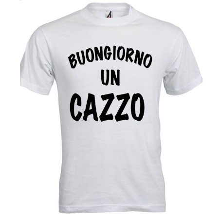 T-shirt uomo Buongiorno un cazzo