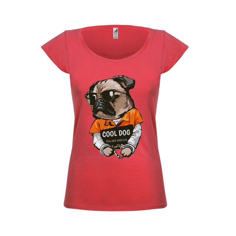 T-shirt donna Cane wanted